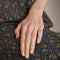 Bague 57 Bague entrelacs pavée de diamants en or blanc 18K 58 Facettes