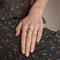 Bague 58 Bague marguerite saphir et diamants en or blanc 18K 58 Facettes