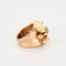 Bague 53 Bague tank en or jaune 18K sertie d’un diamant 58 Facettes