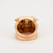 Bague 53 Bague tank en or jaune 18K sertie d’un diamant 58 Facettes