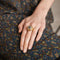 Bague 61 Bague tank en or jaune et blanc 18K, saphir et diamants 58 Facettes