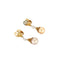 Boucles d'oreilles Fred - Boucles d'oreilles pendantes en or jaune 18K, perles et diamants 58 Facettes