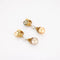 Boucles d'oreilles Fred - Boucles d'oreilles pendantes en or jaune 18K, perles et diamants 58 Facettes