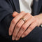 Bague 52 Cartier Trinity - Bague trois ors 18K avec diamants 58 Facettes