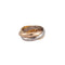 Bague 52 Cartier Trinity - Bague trois ors 18K avec diamants 58 Facettes