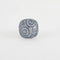 Bague 53 Adler - Bague en or blanc 18K à calcédoine et saphirs 58 Facettes