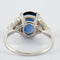 Bague 49 Bague en or blanc 18K saphir 2,64 ct et diamants 58 Facettes