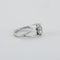 Bague 51 Bague fleur en or blanc 18K et diamants 58 Facettes
