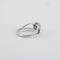 Bague 51 Bague fleur en or blanc 18K et diamants 58 Facettes