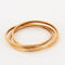 Bracelet Cartier Trinity - Bracelet en or jaune serti de diamants 58 Facettes