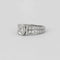Bague 55 Fred - Bague solitaire en or blanc 18K, diamant ovale 0,80 ct 58 Facettes