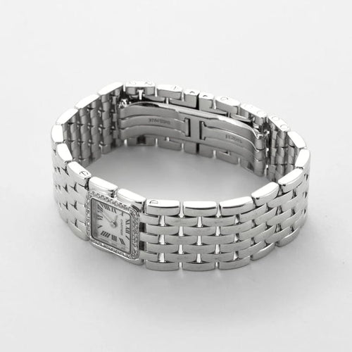 Montre Cartier Panthère Ruban - Montre en or blanc et diamants 58 Facettes