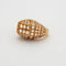 Bague 54 Cartier - Bague dôme en or jaune 18 carats et diamants 58 Facettes