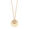 Collier Bulgari Intarsio - Sautoir en or rose 18 carats, nacre et diamants 58 Facettes
