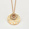 Collier Bulgari Intarsio - Sautoir en or rose 18 carats, nacre et diamants 58 Facettes