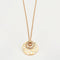 Collier Bulgari Intarsio - Sautoir en or rose 18 carats, nacre et diamants 58 Facettes