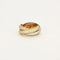 Bague 49 Cartier Trinity - Bague pavée de diamants en or blanc, jaune et rose 58 Facettes