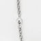 Collier Sautoir à billes en or gris et or blanc 18 carats 58 Facettes