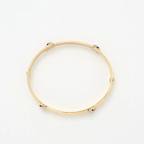 Bracelet Cartier Trinity - Bracelet jonc ouvrant en or jaune 18 carats 58 Facettes