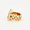 Bague 49 Lacloche - Bague en or jaune 18 carats rubis synthétiques et diamants 58 Facettes