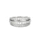 Bague 52 Cartier - Bague Trois Ponts en or blanc 18 carats et diamants 58 Facettes