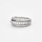 Bague 52 Cartier - Bague Trois Ponts en or blanc 18 carats et diamants 58 Facettes