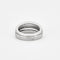 Bague 52 Cartier - Bague Trois Ponts en or blanc 18 carats et diamants 58 Facettes