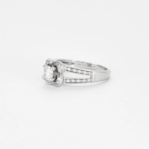 Bague 48 Mauboussin Chance of Love - Bague en or blanc et diamants 58 Facettes