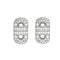 Boucles d'oreilles Bulgari Parentesi - Boucles d’oreilles en or blanc 18 carats et diamants 58 Facettes