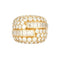 Bague 51 Van Cleef & Arpels - Bague boule en or jaune 18 carats et diamants 58 Facettes