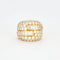 Bague 51 Van Cleef & Arpels - Bague boule en or jaune 18 carats et diamants 58 Facettes