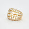 Bague 51 Van Cleef & Arpels - Bague boule en or jaune 18 carats et diamants 58 Facettes