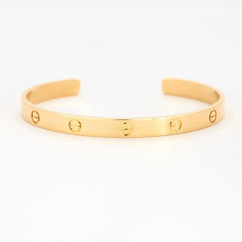 Bracelet Cartier Love - Bracelet jonc en or jaune 18K 58 Facettes