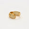 Bague 57 Chaumet Plume - Bague ouverte en or jaune et diamants 58 Facettes