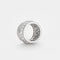 Bague 49 Cartier Nigeria - Bague bandeau en or gris 18K et diamants 58 Facettes