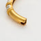 Bracelet FRED Isaure - Bracelet jonc vintage en or jaune, platine et diamants 58 Facettes