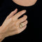 Bague 51 OJ Perrin - Bague en or jaune 18K sertie de diamants 58 Facettes