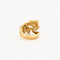 Bague 51 OJ Perrin - Bague en or jaune 18K sertie de diamants 58 Facettes