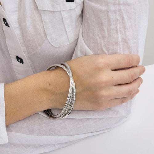 Bracelet Cartier Trinity - Bracelet en or blanc 18 carats et diamants 58 Facettes
