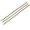 Bracelet Lot de 3 bracelets ligne en or jaune 18 carats avec pierres précieuses 58 Facettes
