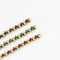 Bracelet Lot de 3 bracelets ligne en or jaune 18 carats avec pierres précieuses 58 Facettes