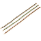 Bracelet Lot de 3 bracelets ligne en or jaune 18 carats avec pierres précieuses 58 Facettes