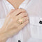 Bague 52 Bulgari - Bague entourage en or jaune 18 carats, corail et diamants 58 Facettes
