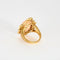 Bague 52 Bulgari - Bague entourage en or jaune 18 carats, corail et diamants 58 Facettes