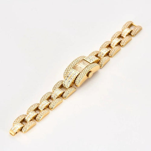 Montre Chopard La Strada - Montre dame en or jaune et diamants 58 Facettes