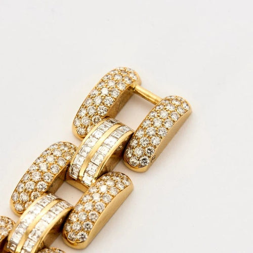 Montre Chopard La Strada - Montre dame en or jaune et diamants 58 Facettes