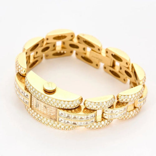 Montre Chopard La Strada - Montre dame en or jaune et diamants 58 Facettes