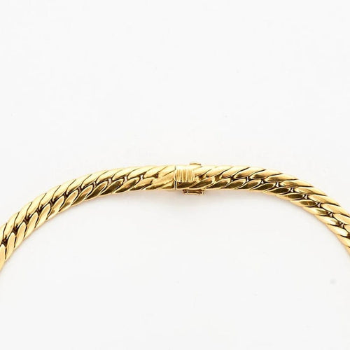 Collier René Boivin - Collier en or jaune 18 carats et émeraudes 58 Facettes