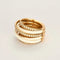 Bague 53 De Grisogono Allegra - Bague en or rose 18K, diamants et céramique blanche 58 Facettes