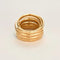 Bague 53 De Grisogono Allegra - Bague en or rose 18K, diamants et céramique blanche 58 Facettes